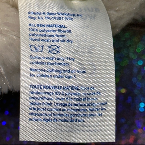 Build-A-Bear BAB Lil Pudding Cub 15" Cream Tan Bear Stuffed Animal Plush - Picture 9 of 9